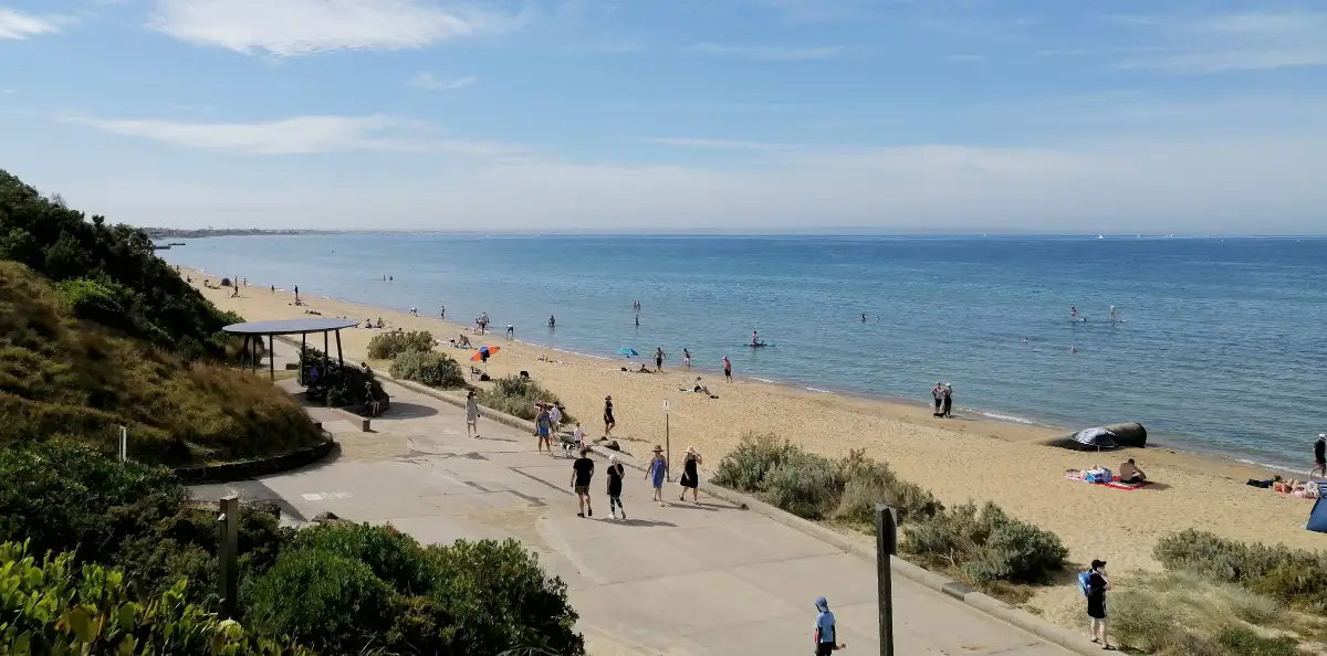 Mentone beach